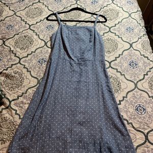 Never worn, Blue and white polka dot dress!